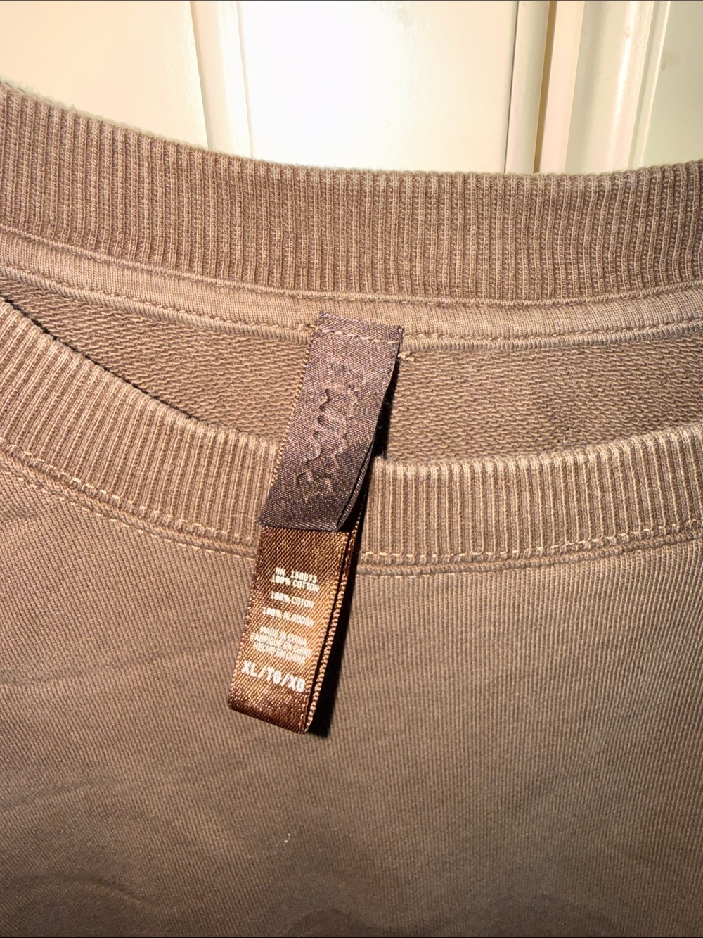 Skims Brown Crewneck Sweatshirt
